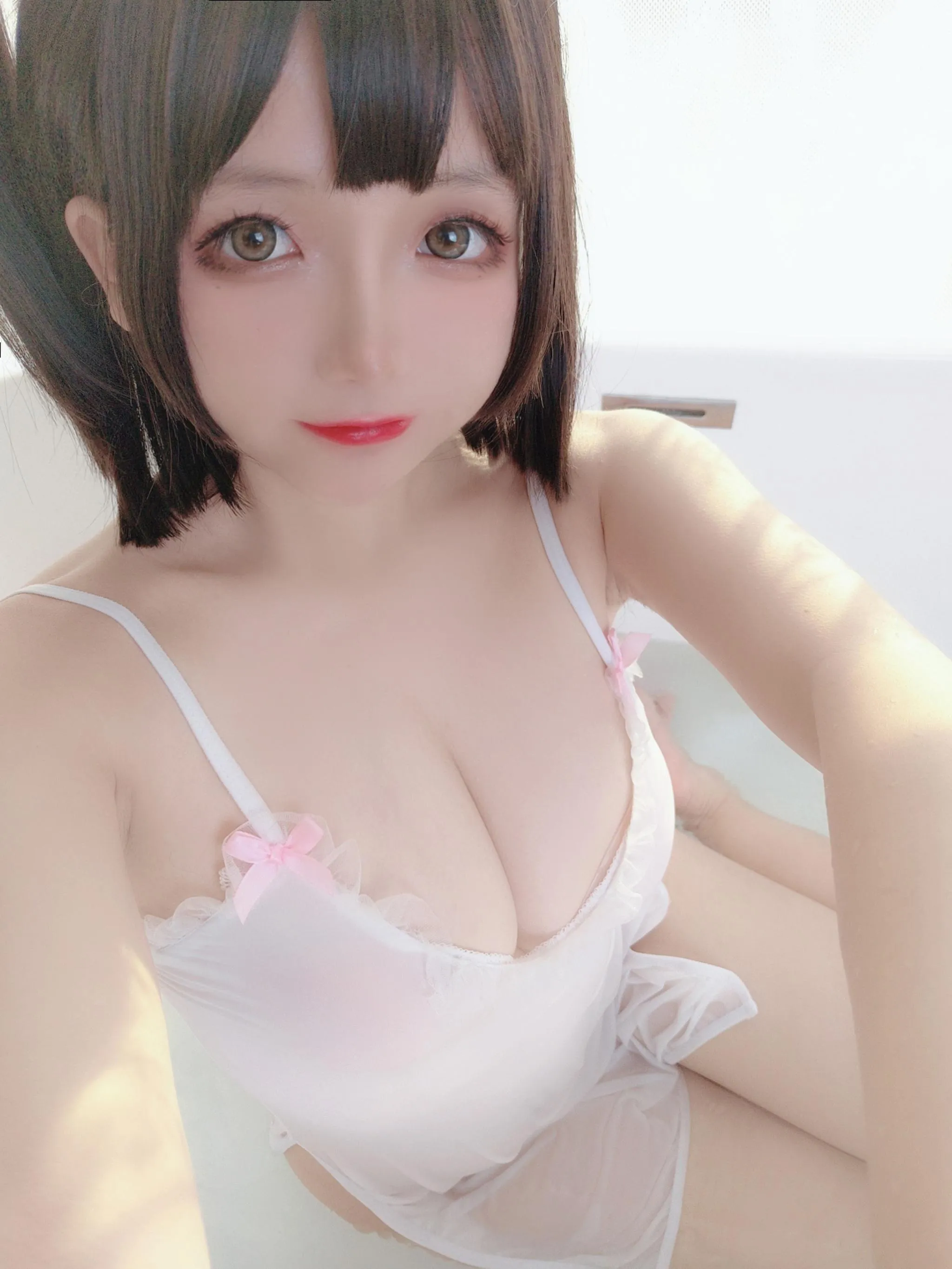日奈娇 – NO.43 湿身小白裙-白纱裙自拍 [21P]插图9